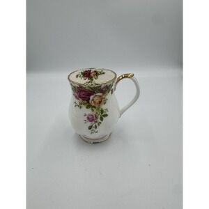 Royal Albert Old Country Roses Beaker Mug Floral with Gold Trim